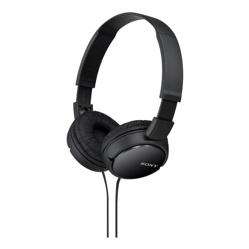 Fones de ouvido Sony ZX Series MDR-ZX110 com fio, pretos - Fone de